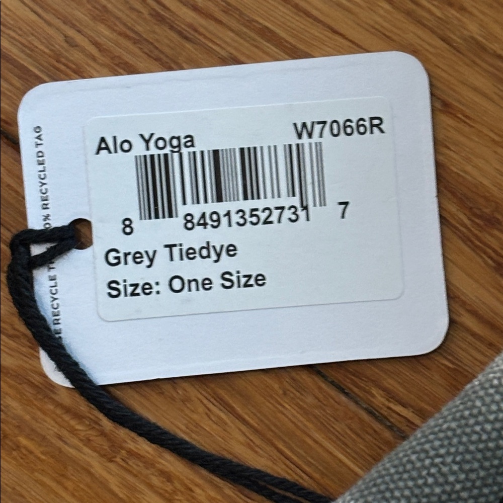 NWT Alo Yoga Grey Tie-Dye Canvas Tote Bag - Picture 4 of 5